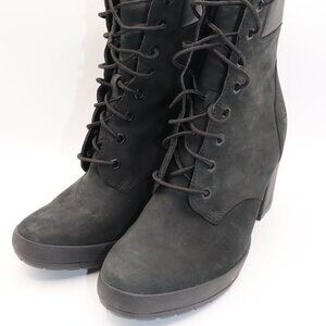 Timberlands Womens Black High Heeled Boots Size 9 *Dead Stock*